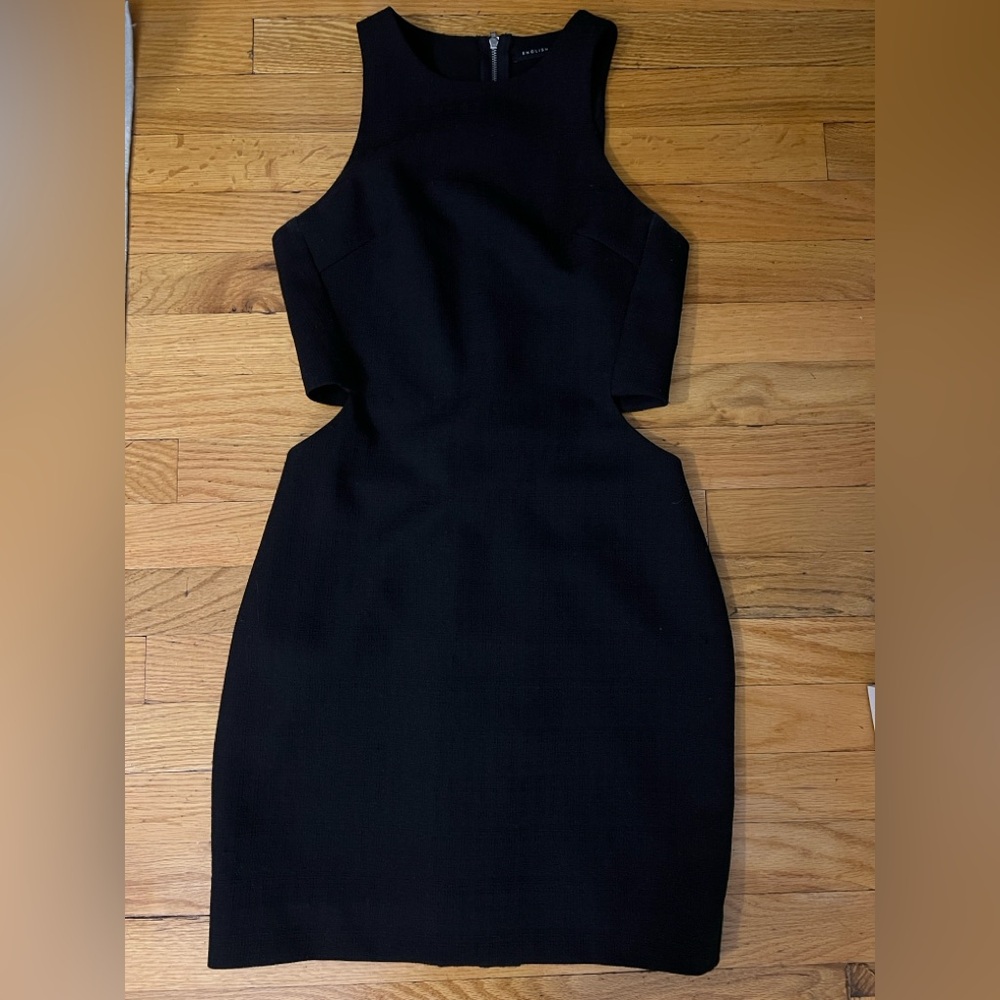 Black English Factory Dress
